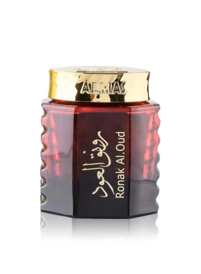 AL MAS Almas Perfumes Bakhoor Ronak Al Oud – Elegant Oud Fragrance | 40g - Image 1